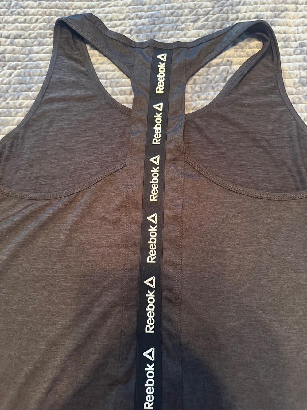 Reebok Black Racerback Performance Tank Top - Picture 6 of 6